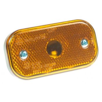 Maypole Lamp - Amber Side Marker & Reflector Bk (fl.09)