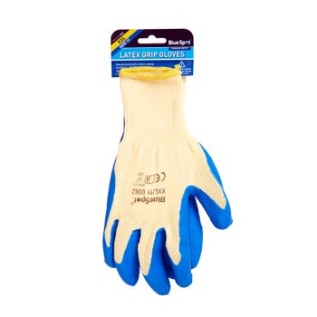 BlueSpot  Latex Grip Gloves (XXL)
