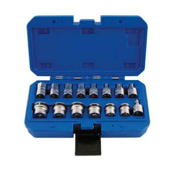 Laser Tools Magnetic Sump Key & Socket Set 3/8"D