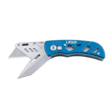 Laser Tools Twin Blade Mechanics Knife Blue