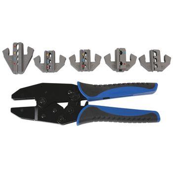 Laser Tools Crimping Kit with 5 Automotive Heads