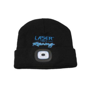 Laser Tools Laser Tools Racing Beanie Hat with Rechargeable Lamp