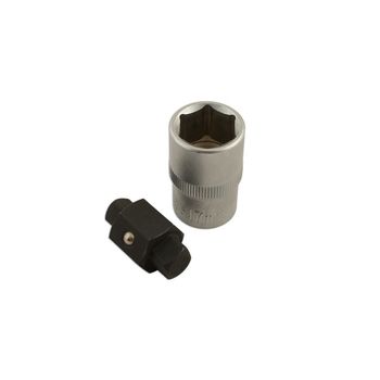 Laser Tools Drain Plug Key - 8/10mm Square