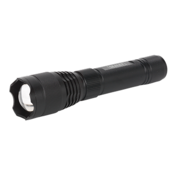Aluminium Torch 10W CREE XPL LED Adjustable Focus Rechargeable with USB Port