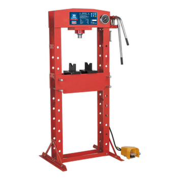 Air/Hydraulic Press 30tonne Floor Type with Foot Pedal